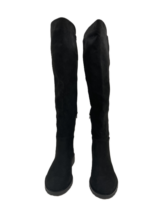 Boots Knee Flats By Unisa In Black, Size: 6.5