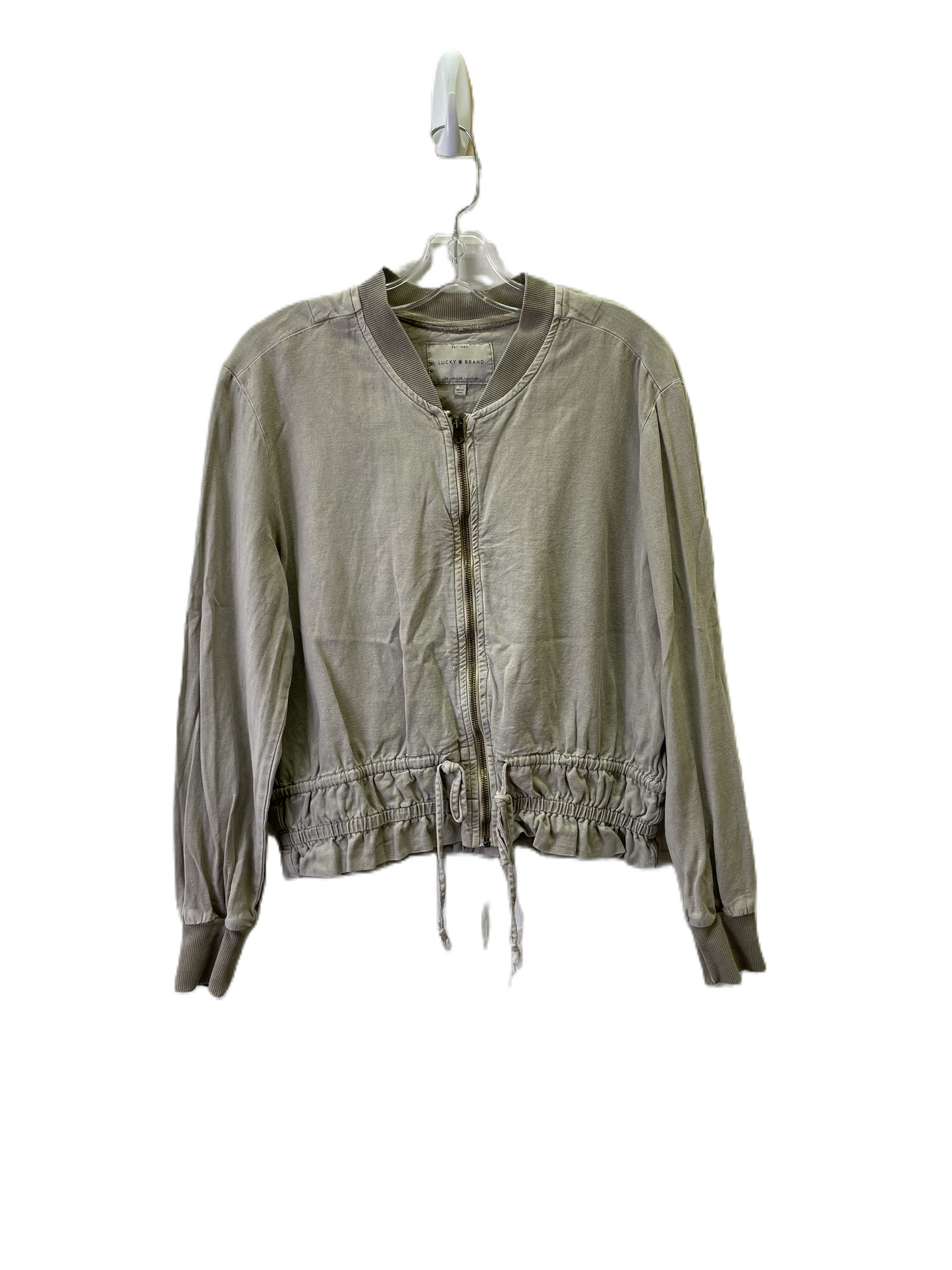 Jacket Other By Lucky Brand In Taupe, Size: S