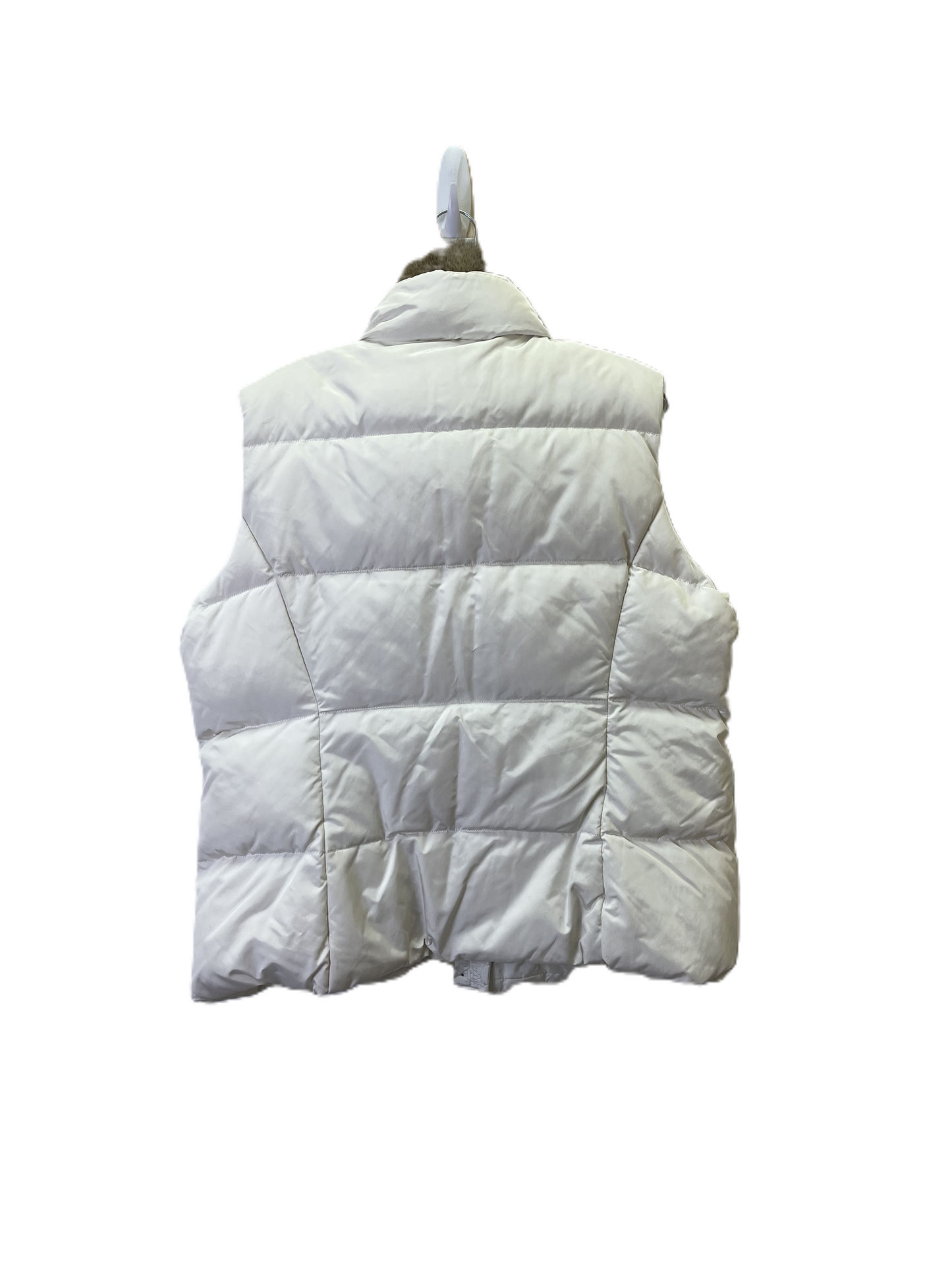 Vest Puffer & Quilted By Lands End In Cream, Size: Xl