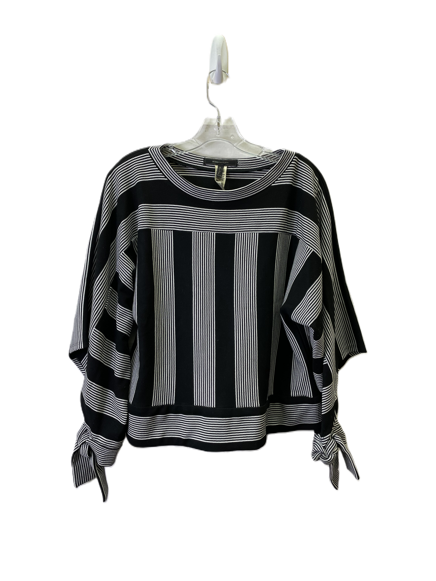 Top Long Sleeve By Bcbgmaxazria In Black, Size: Xs