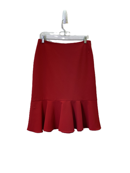 Skirt Midi By Worthington In Red, Size: 6