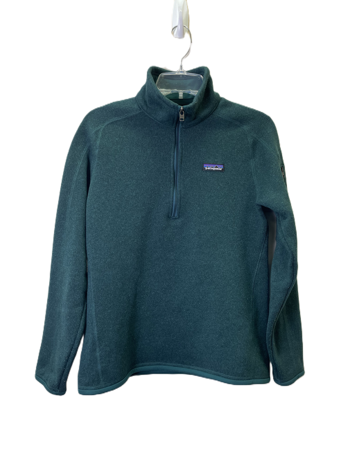 Athletic Sweatshirt Collar By Patagonia In Green, Size: M