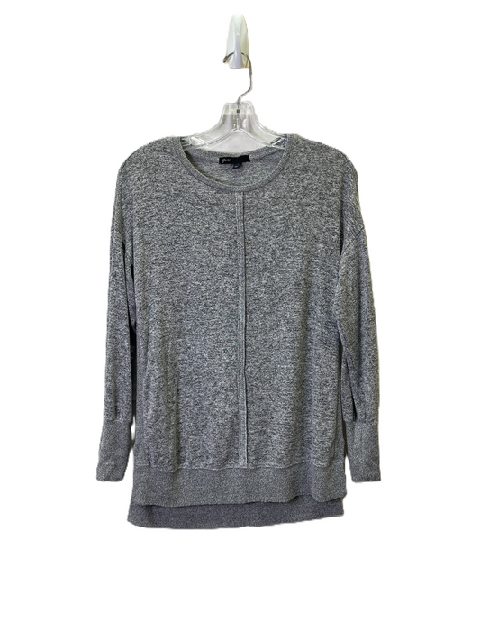 Top Long Sleeve By Gibson In Grey, Size: Sp