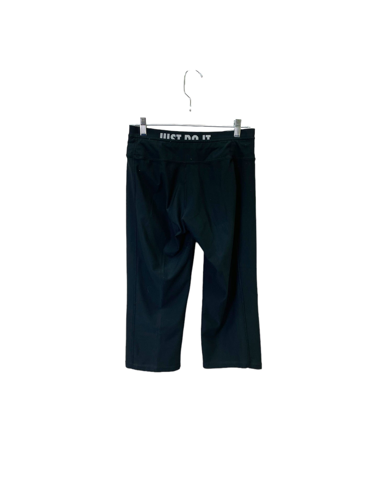 Black Athletic Capris By Nike, Size: M