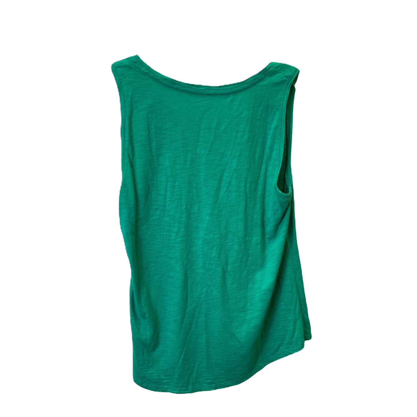 Green Top Sleeveless Basic By Chicos, Size: M