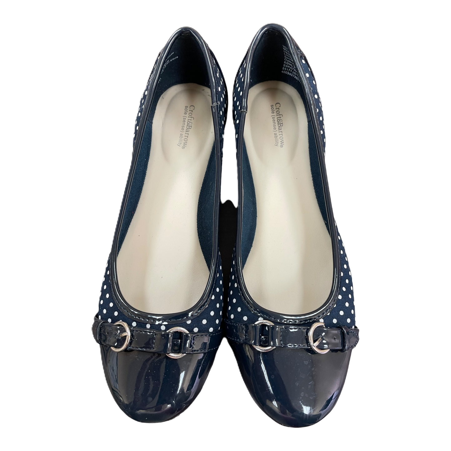 Navy Shoes Flats By Croft And Barrow, Size: 7