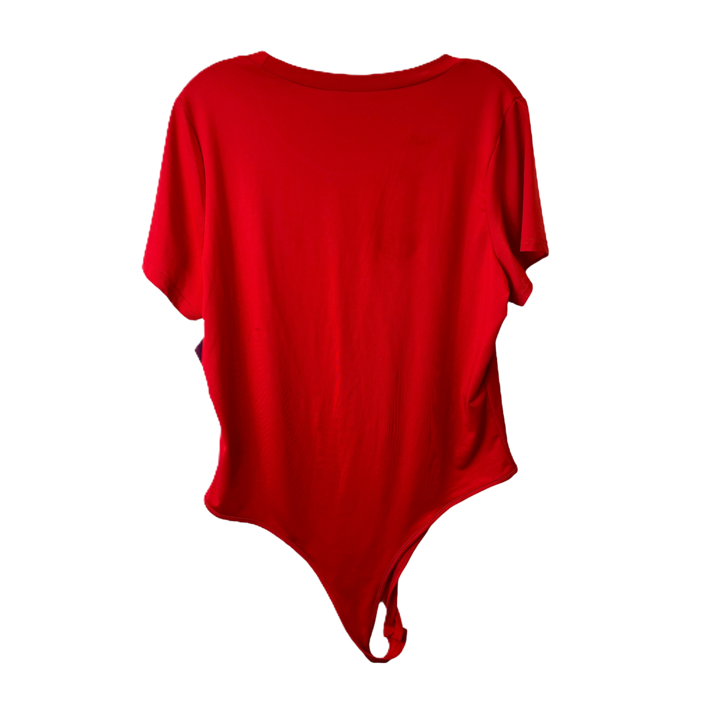 Red Bodysuit By Daisy Size: 3x