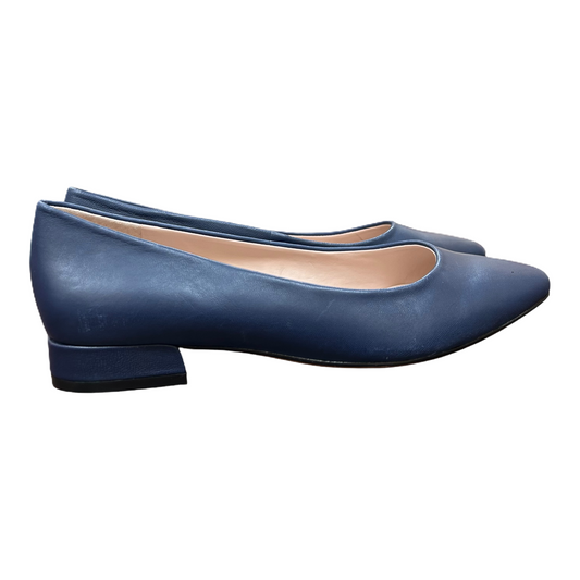 Navy Shoes Flats By Preston And New York, Size: 7