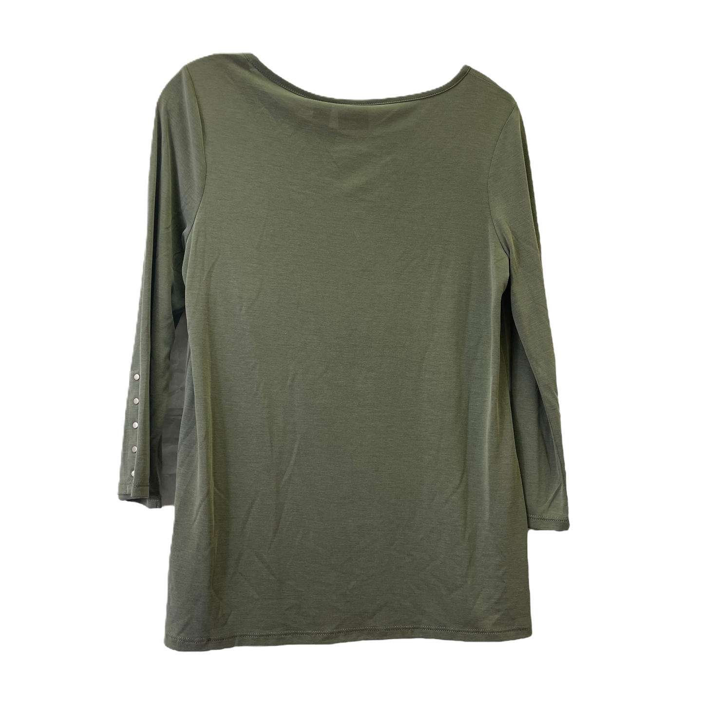 Green Top Long Sleeve By Chicos, Size: S