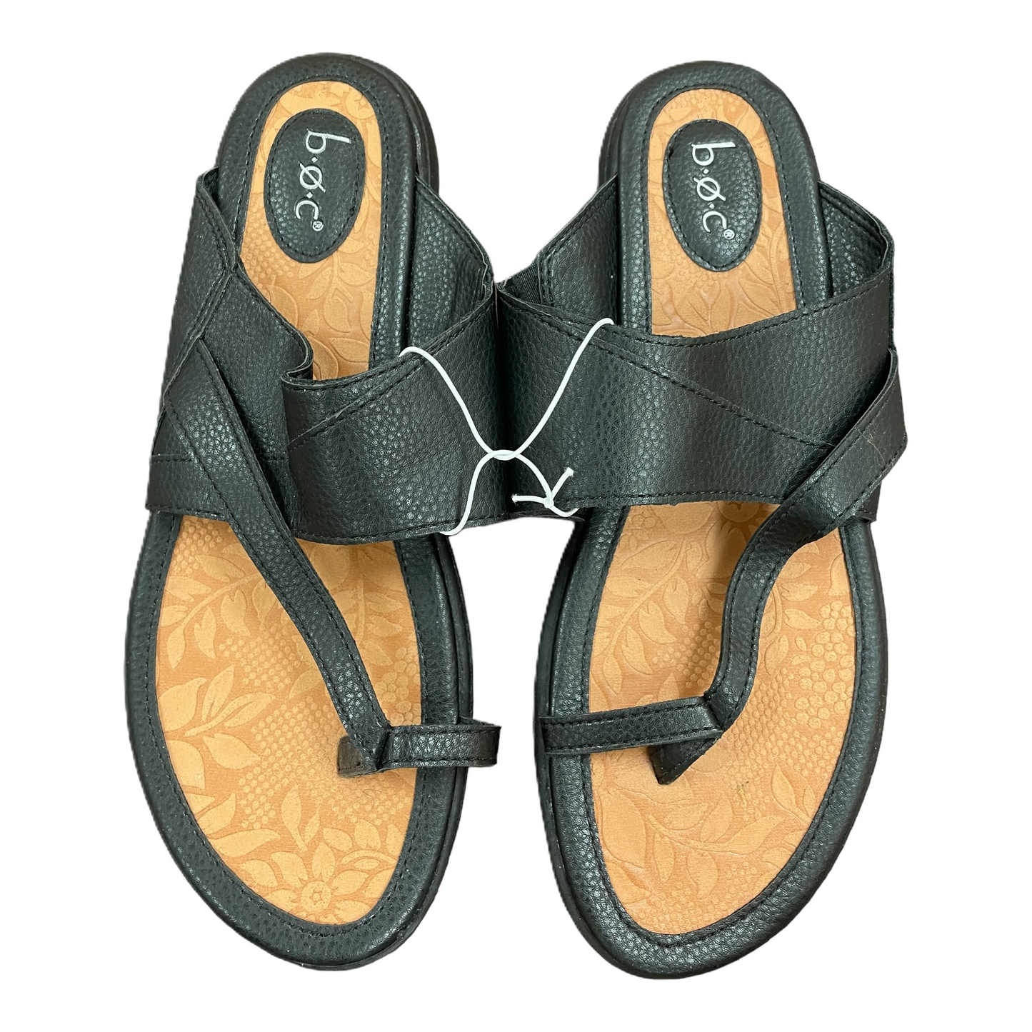 Black Sandals Flip Flops By Boc, Size: 11