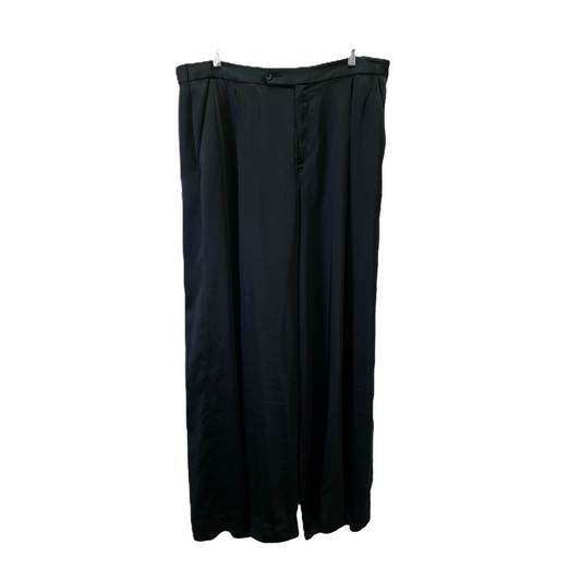 Black Pants Wide Leg By Banana Republic, Size: 18