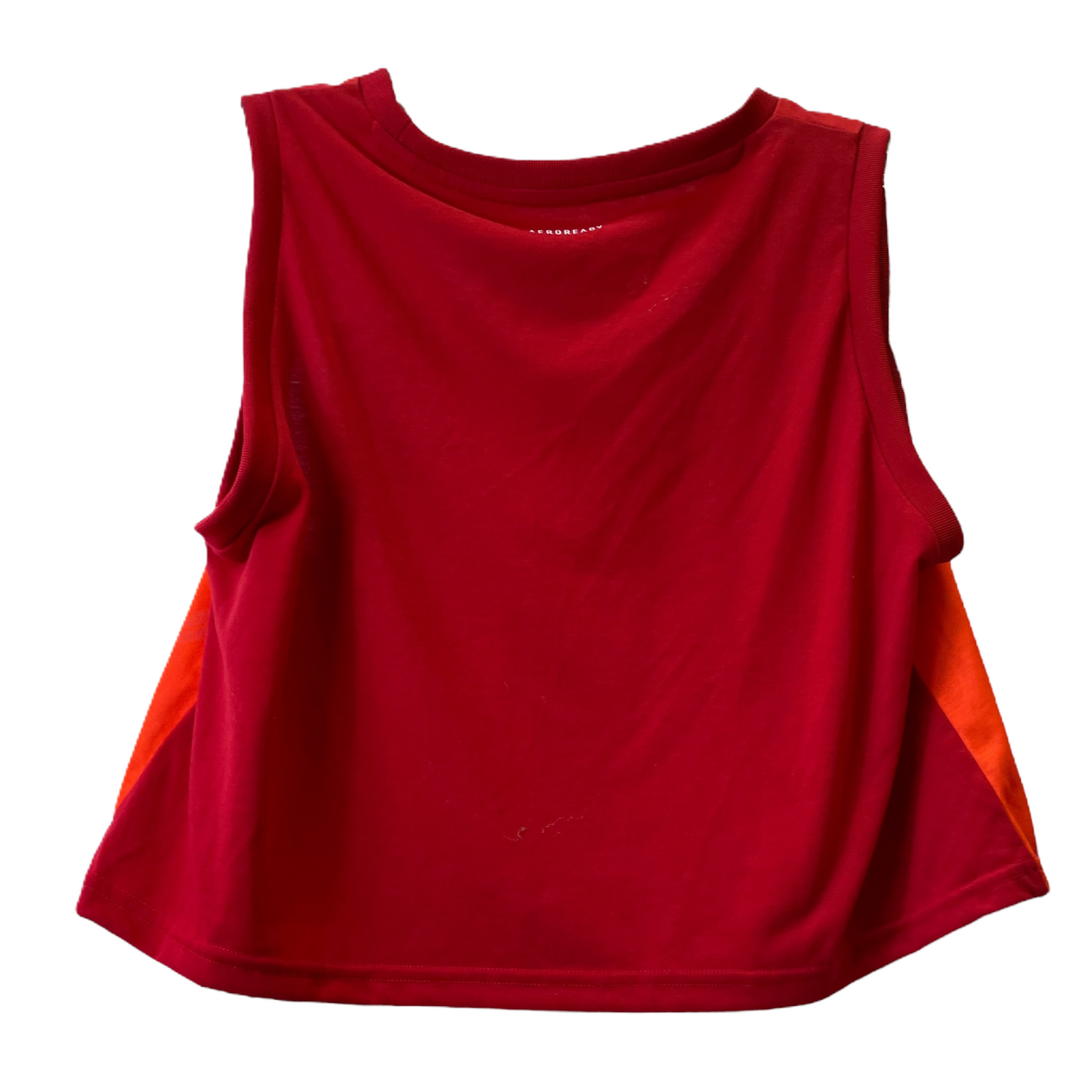 Red Athletic Tank Top By Adidas, Size: L