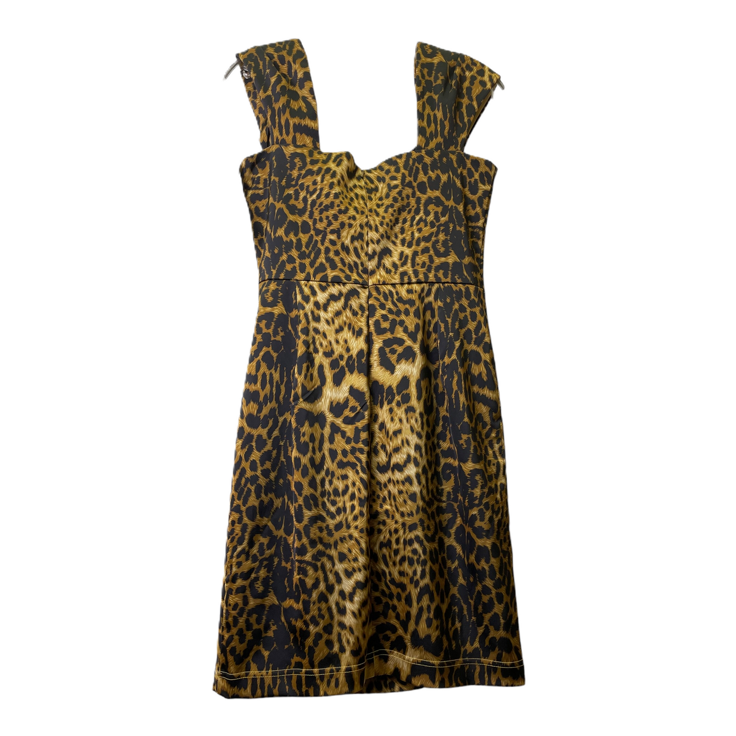 Leopard Print Dress Designer Tadashi Shoji  , Size: M