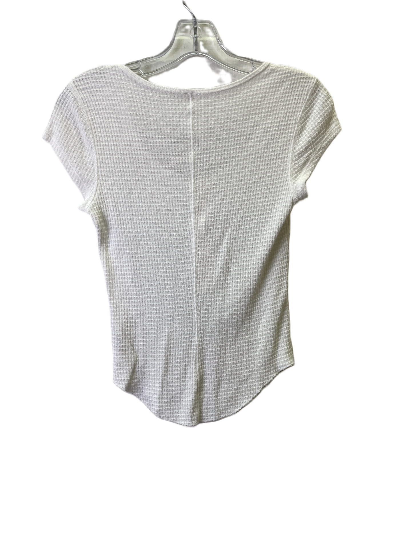 White Top Short Sleeve By Free People, Size: S