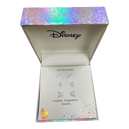 Earrings Stud By Disney Store, Size: 03 Piece Set