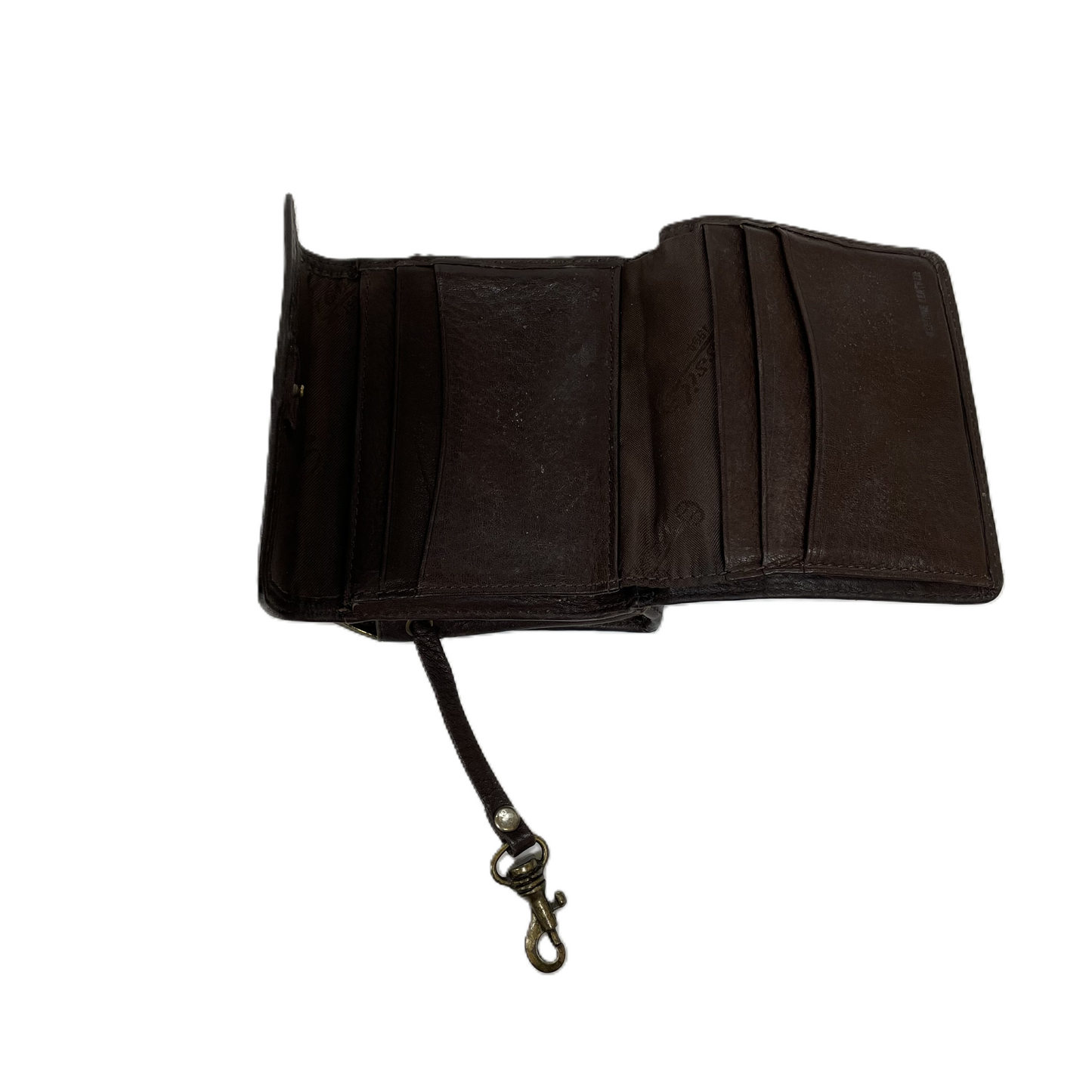 Wallet Leather By Fossil, Size: Small