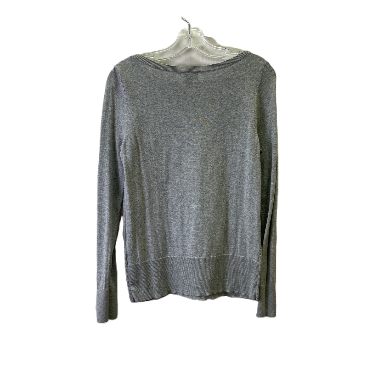 Top Long Sleeve Basic By Halogen In Grey, Size: S