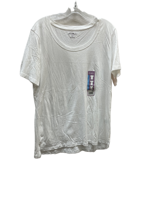 Top Short Sleeve Basic By Eddie Bauer  Size: L