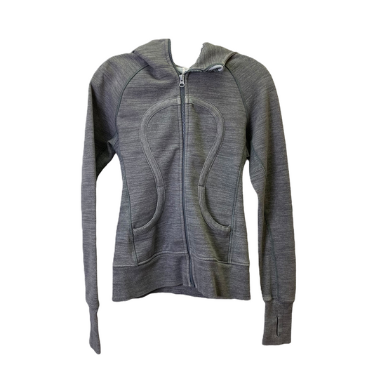 Grey Athletic Jacket By Lululemon, Size: S