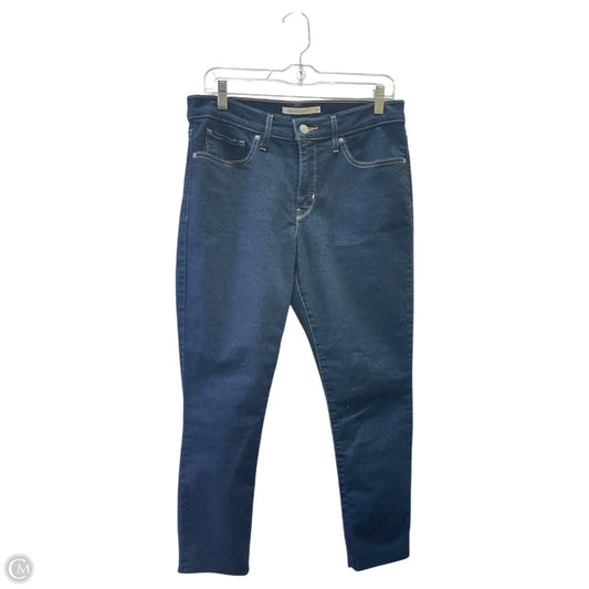 Jeans Skinny By Levis In Blue Denim, Size: 8