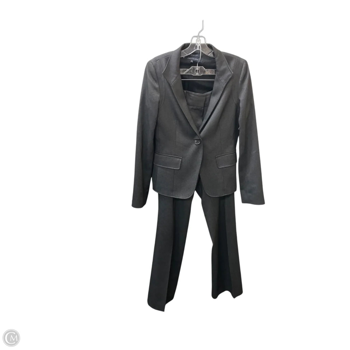Pants Suit 2pc By Anne Klein In Grey, Size: S