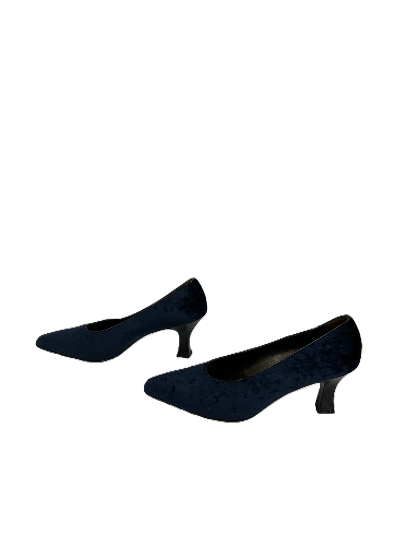 Shoes Heels Block By Ferragamo In Navy, Size: 9.5