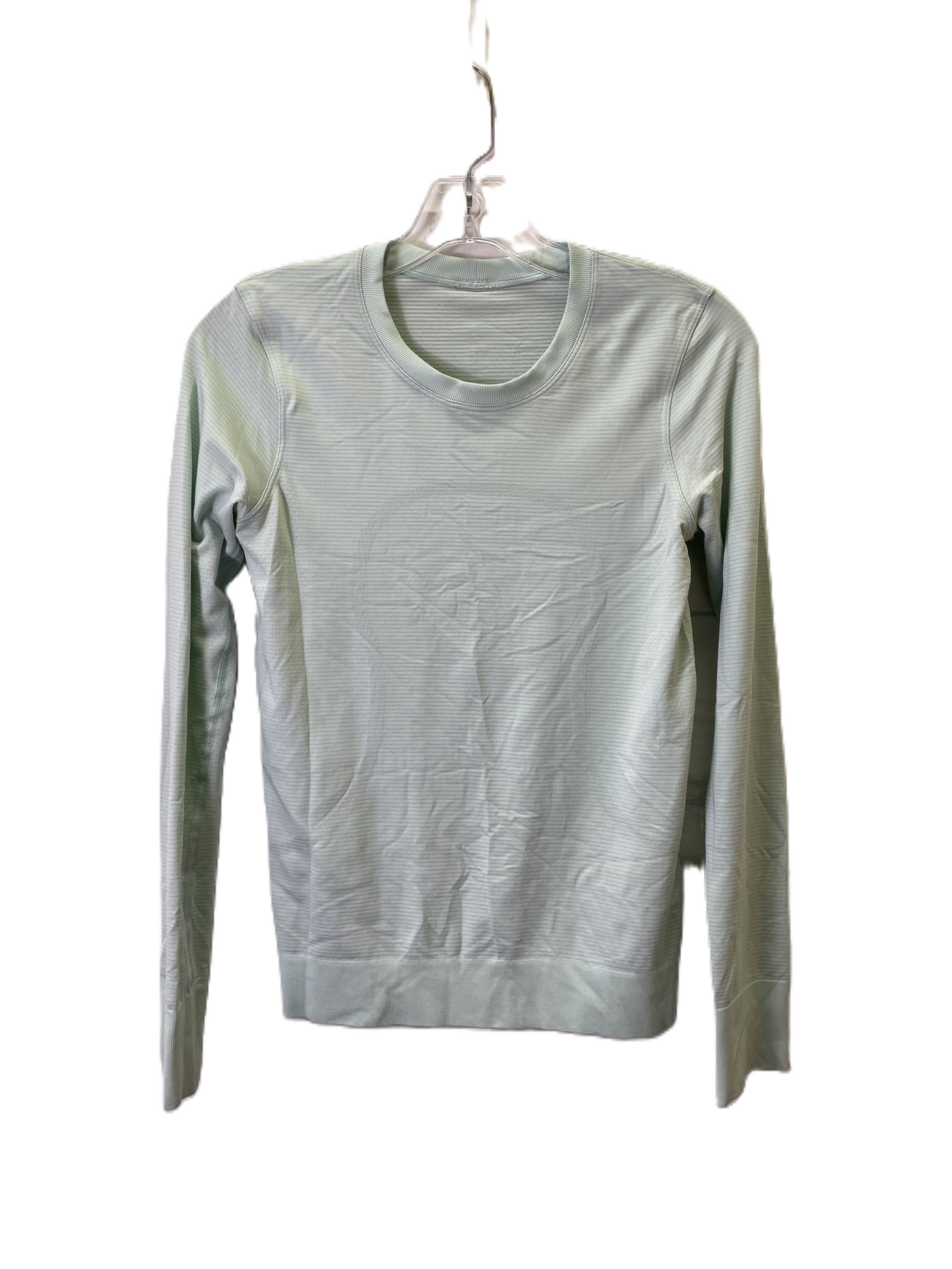 Athletic Top Long Sleeve Crewneck By Lululemon In Green, Size: S