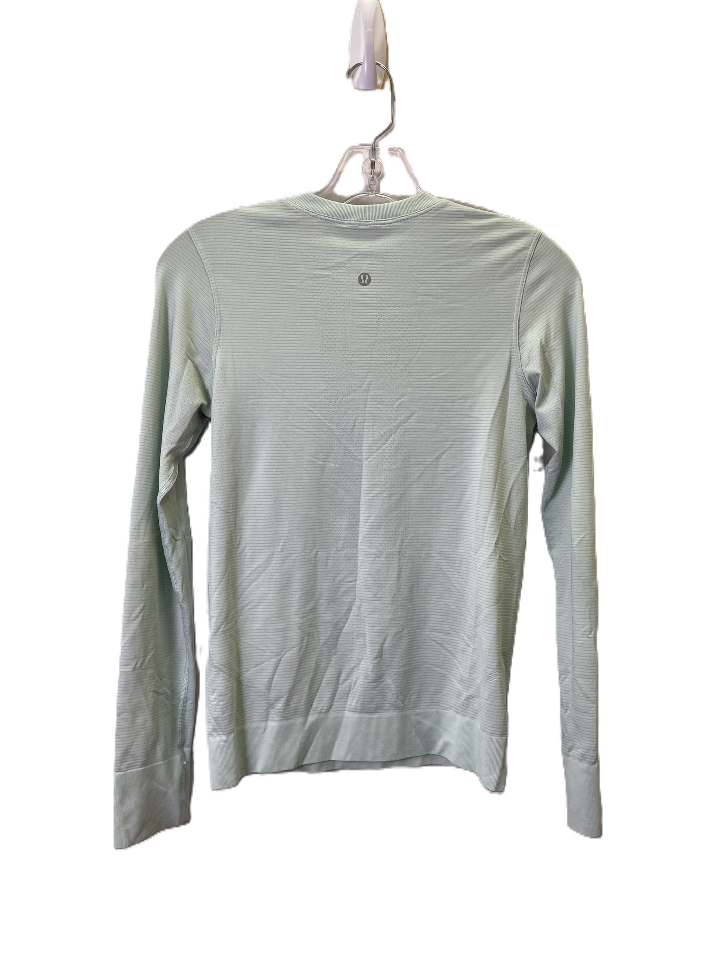 Athletic Top Long Sleeve Crewneck By Lululemon In Green, Size: S