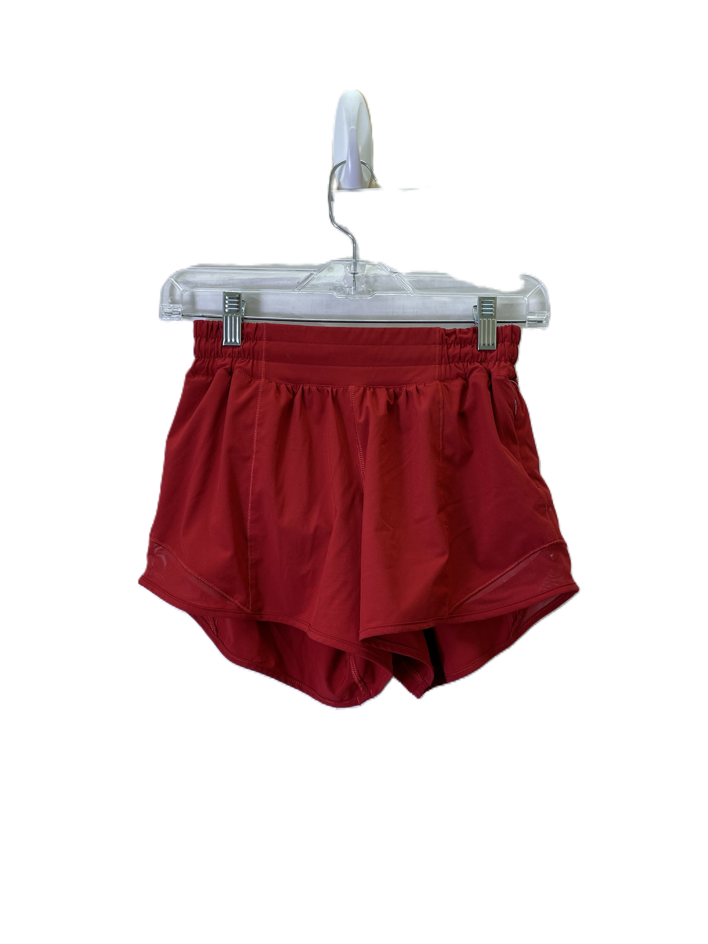 Athletic Shorts By Lululemon In Red, Size: S