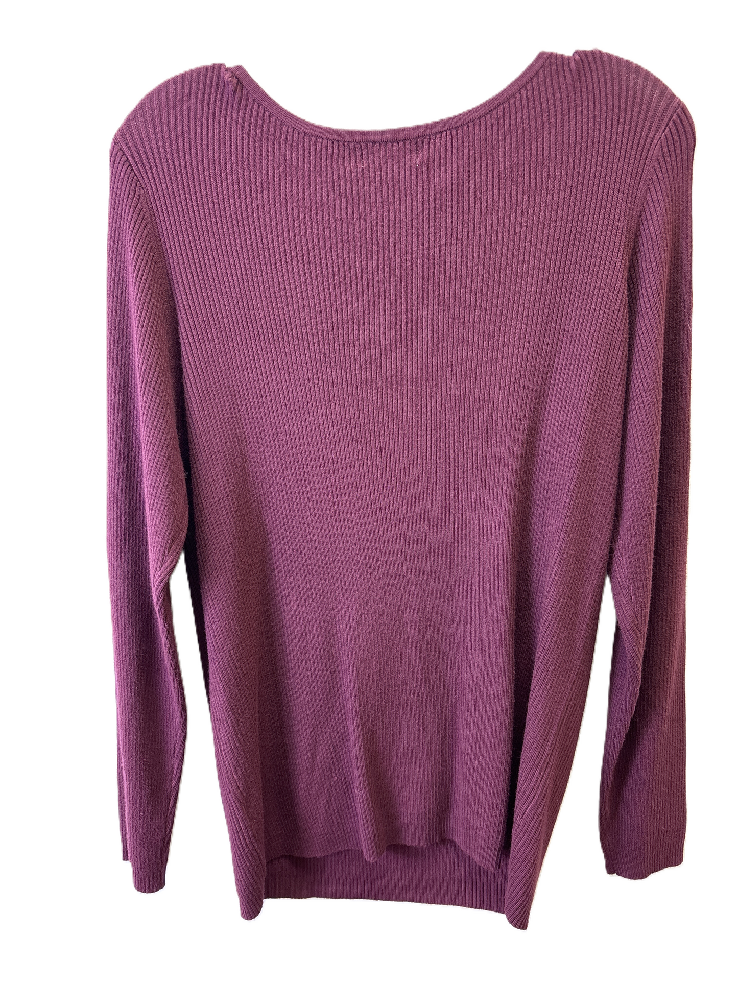 Top Long Sleeve By Maurices In Red, Size: L