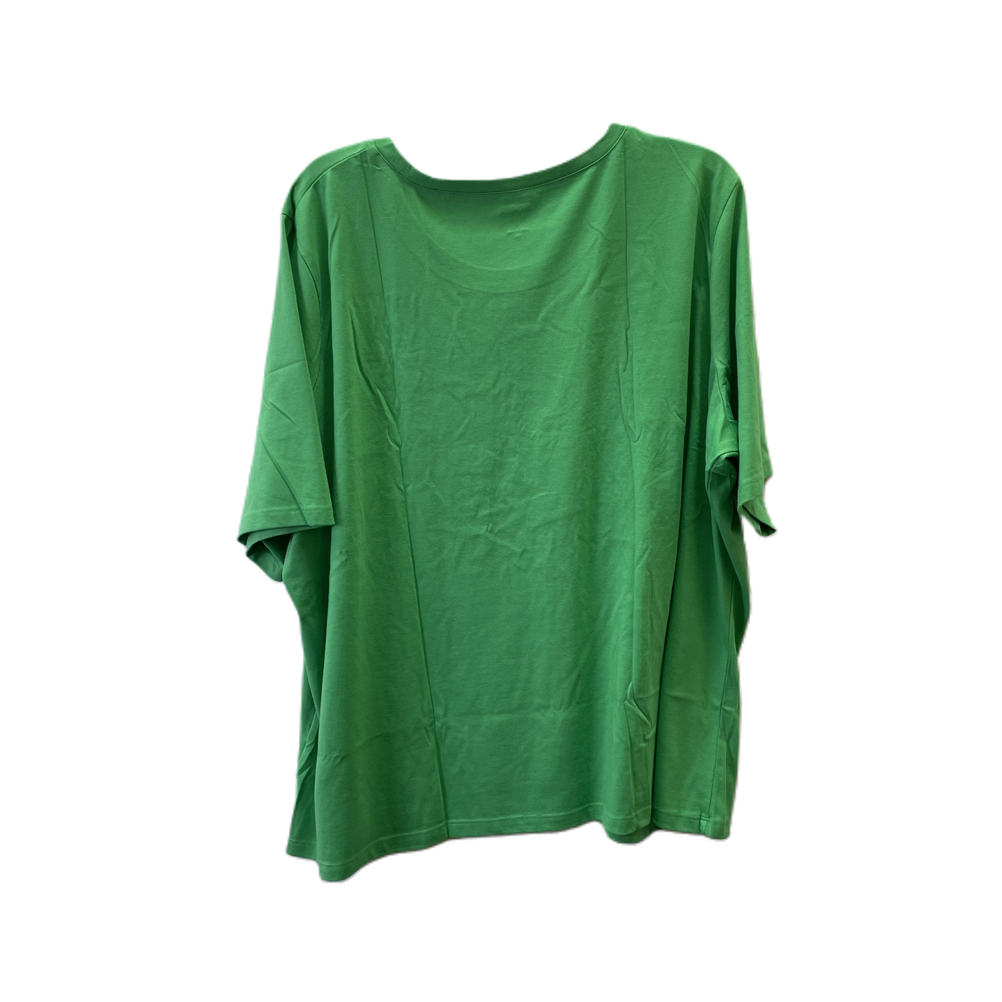 Top Short Sleeve By Blair In Green, Size: 3x