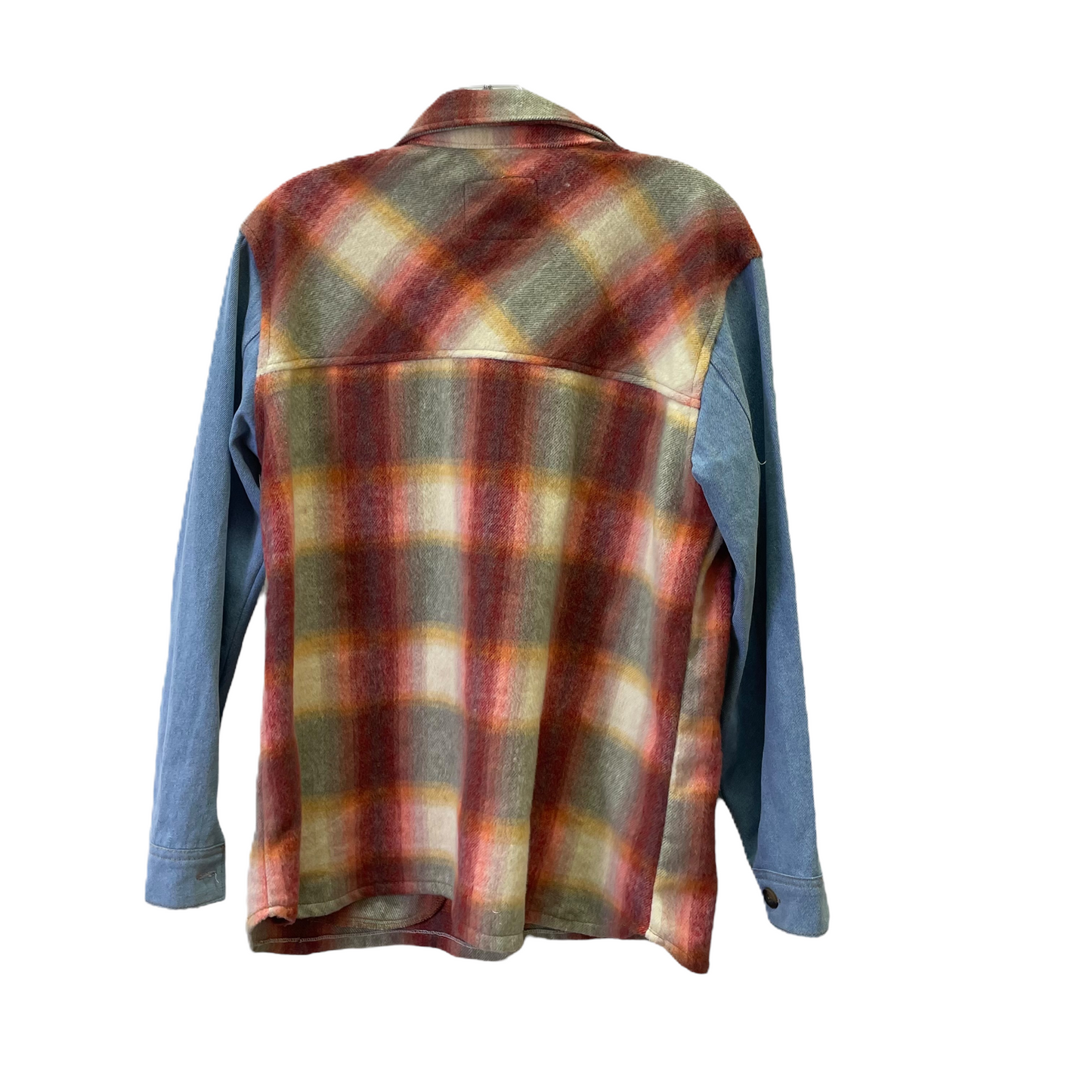 Red & Yellow Jacket Shirt By Thread And Supply, Size: M