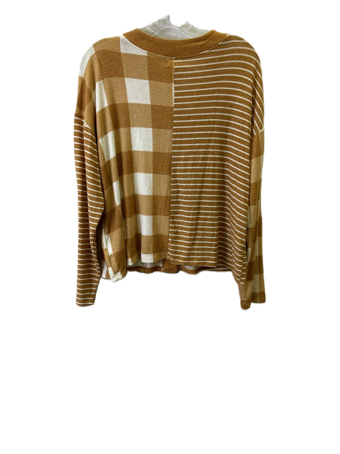 Sweater Cardigan By Maurices In Tan, Size: L