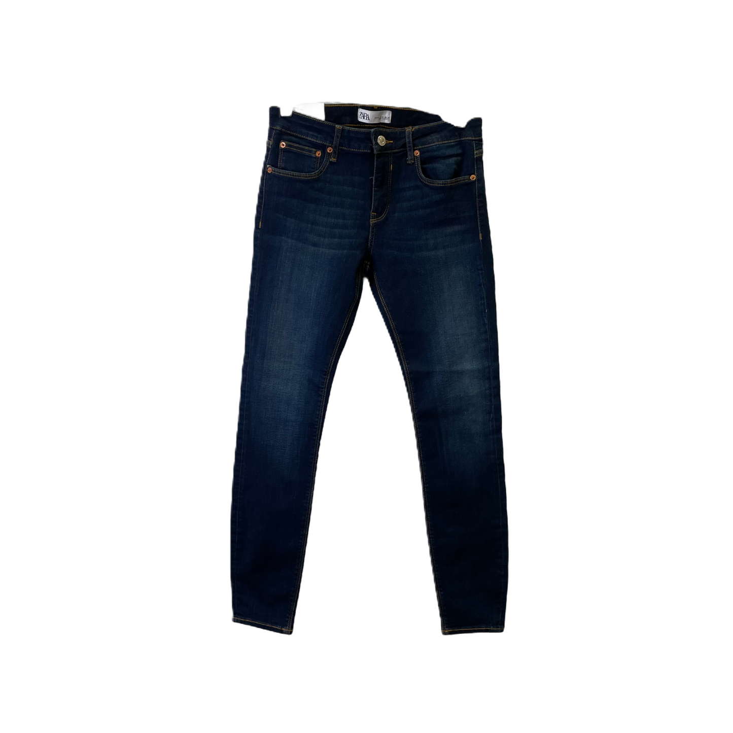 Blue Denim Jeans Skinny By Zara, Size: 8