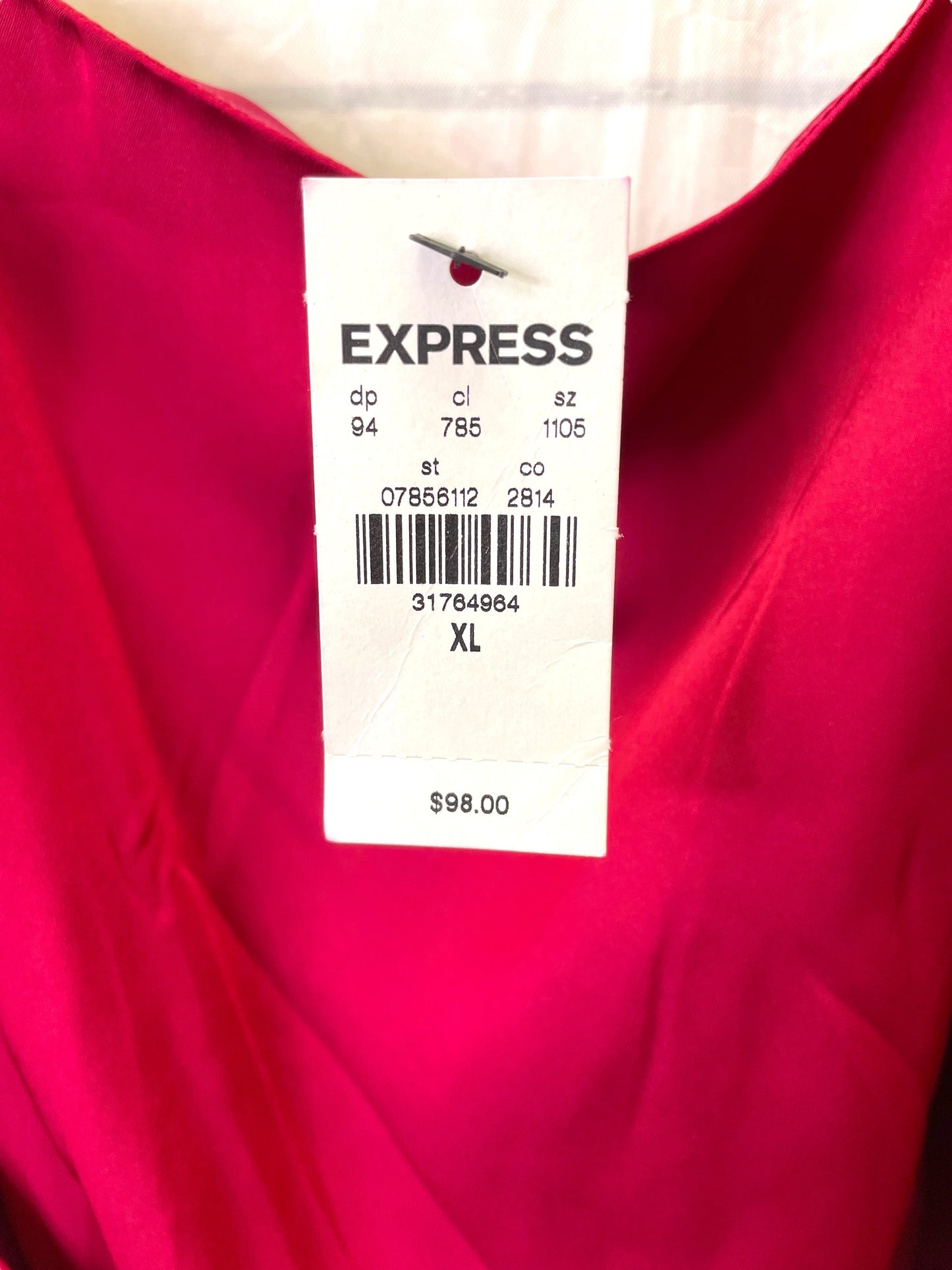 Pink Dress Party Long By Express, Size: Xl