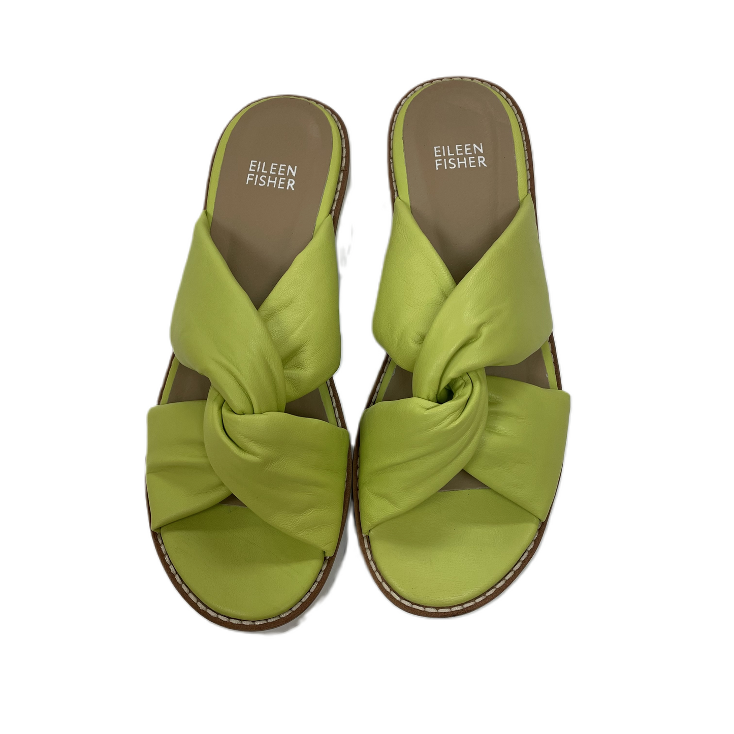 Yellow Sandals Heels Platform By Eileen Fisher, Size: 7.5