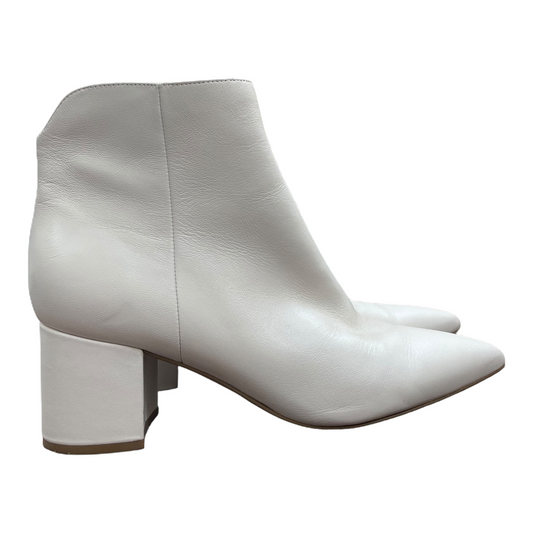 Ivory Boots Ankle Heels By Marc Fisher, Size: 8