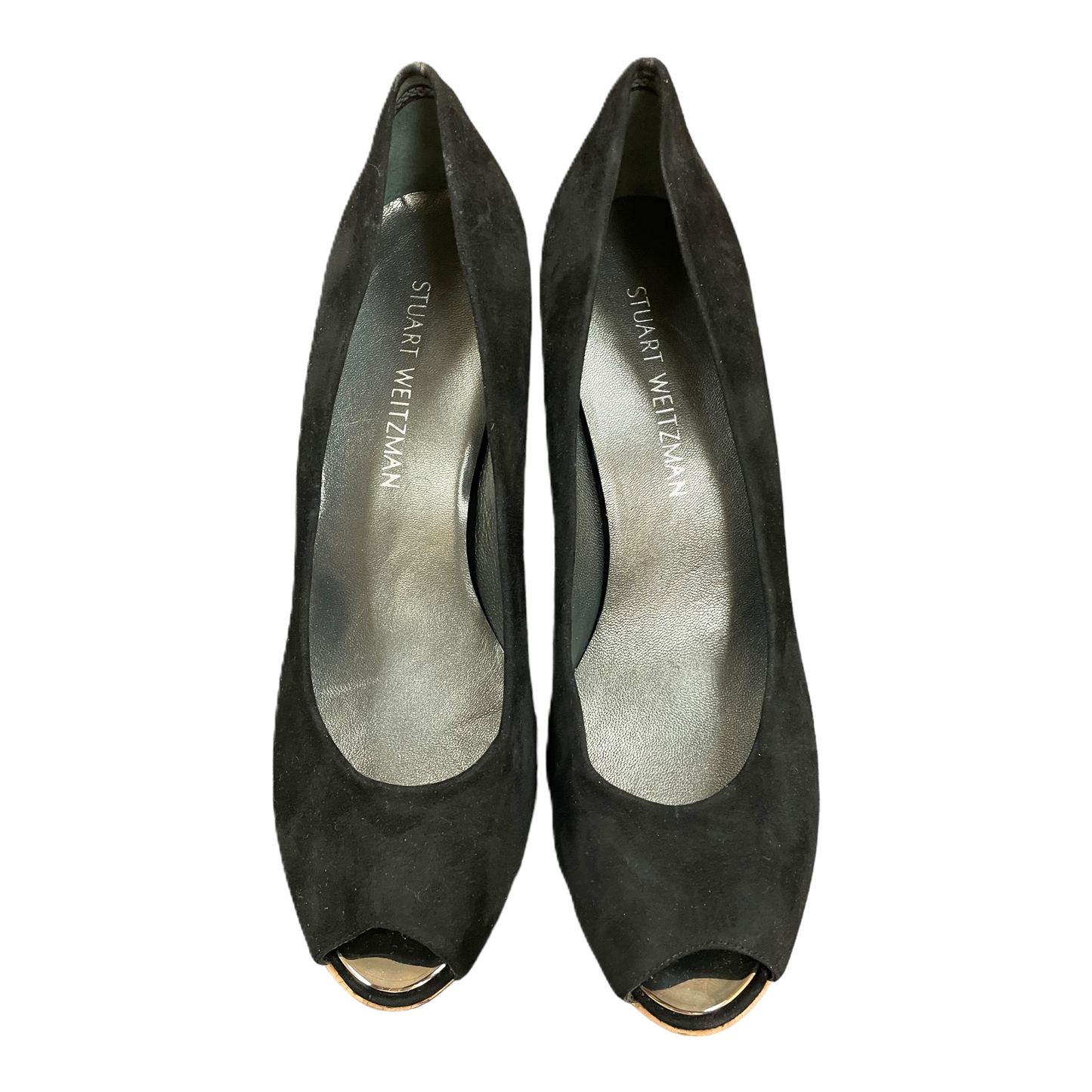 Black Shoes Heels Wedge By Stuart Weitzman, Size: 10