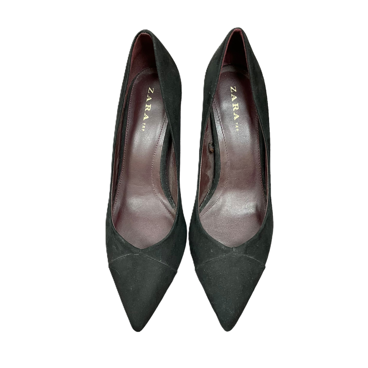 Black Shoes Heels Stiletto By Zara, Size: 11