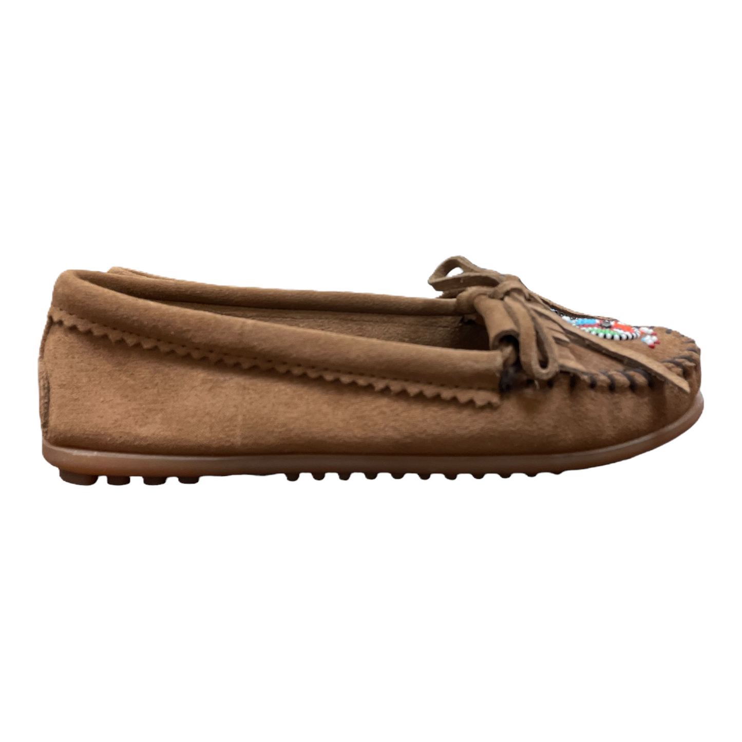 Shoes Flats By Minnetonka In Brown, Size: 7.5