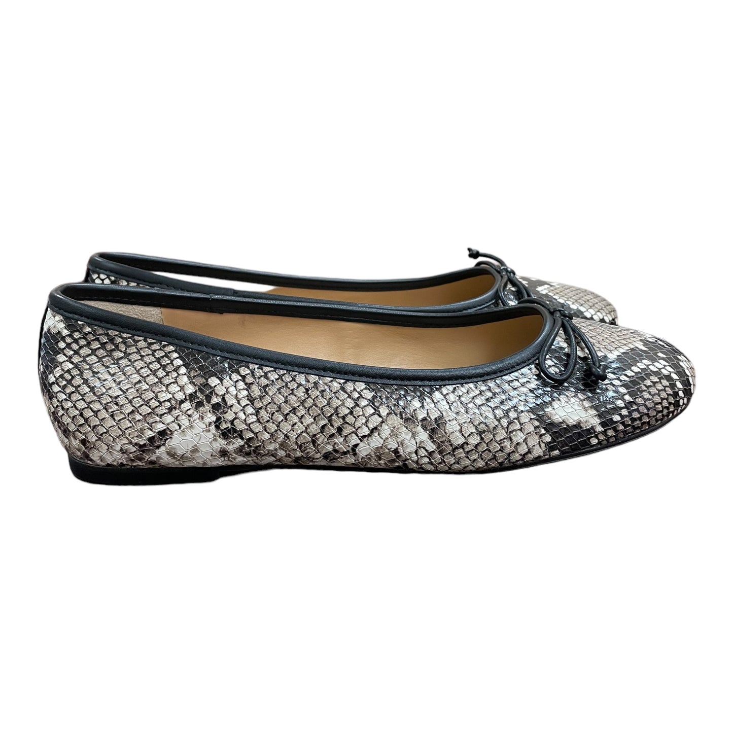 Snakeskin Print Shoes Flats By Talbots, Size: 9.5