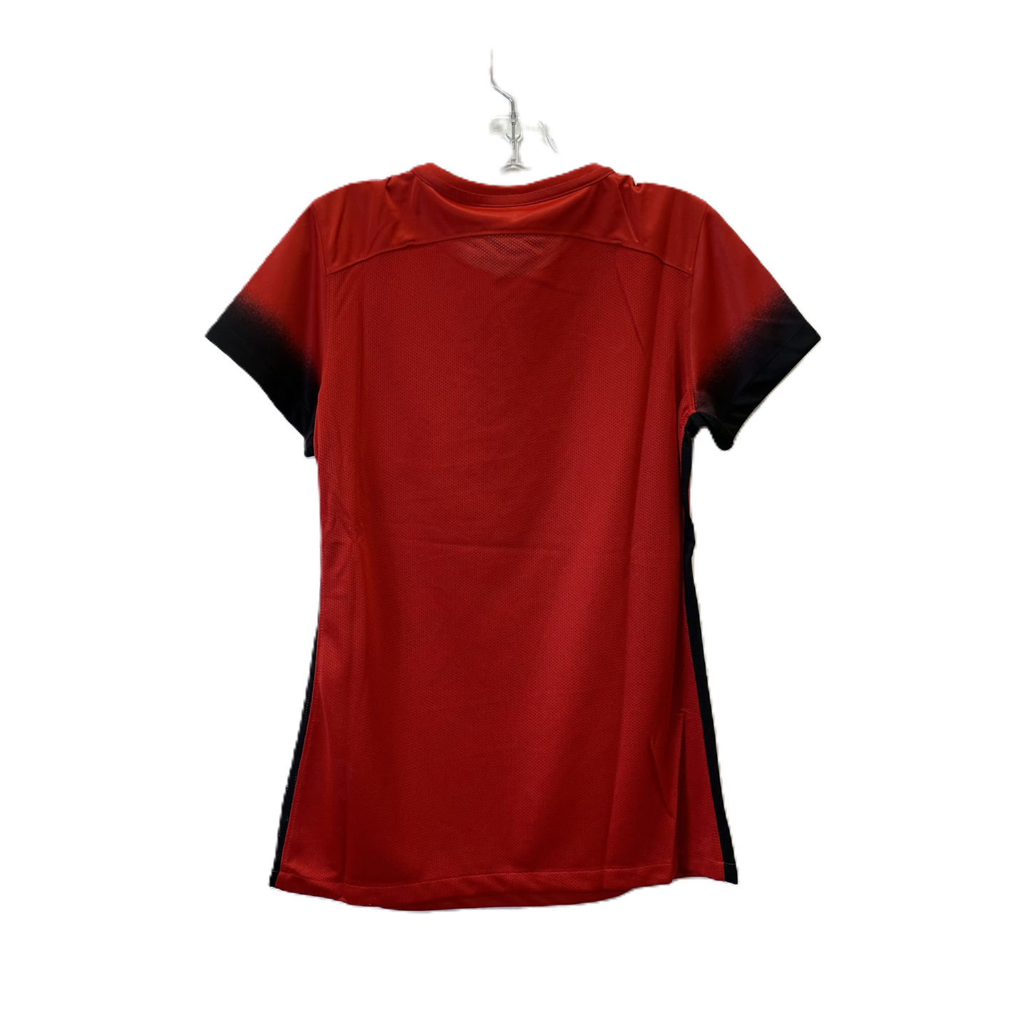 Red Athletic Top Short Sleeve By Nike Apparel, Size: M