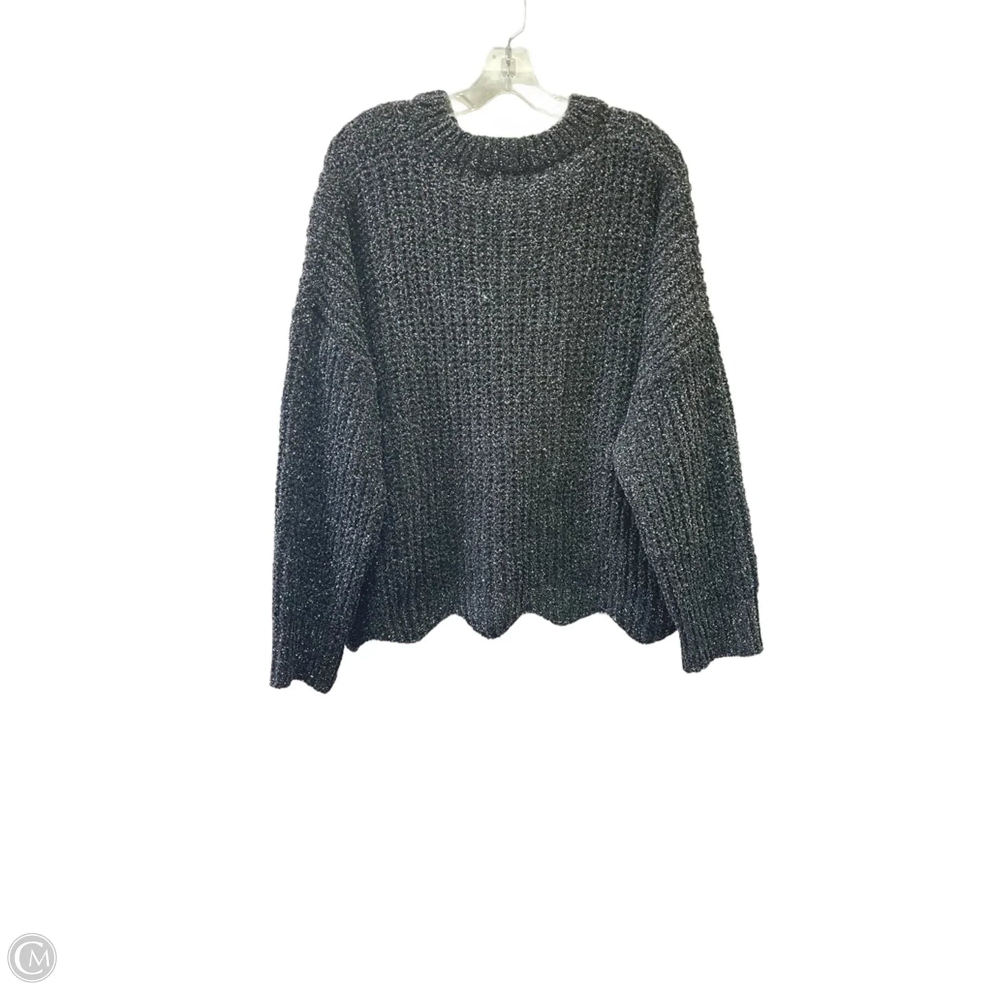 Sweater By P. CILL In Grey & Silver, Size: M