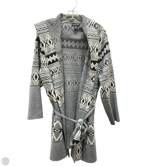 Cardigan By Rachel Zoe In Black & Grey, Size: 2x