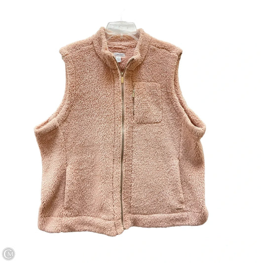 Vest Fleece By Calvin Klein In Pink, Size: 1x