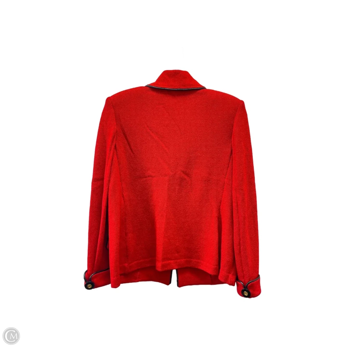 Blazer Luxury Designer By St John Collection In Red, Size: 4