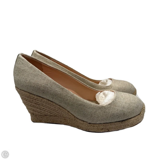 Shoes Heels Wedge By J. Crew In Cream, Size: 8.5