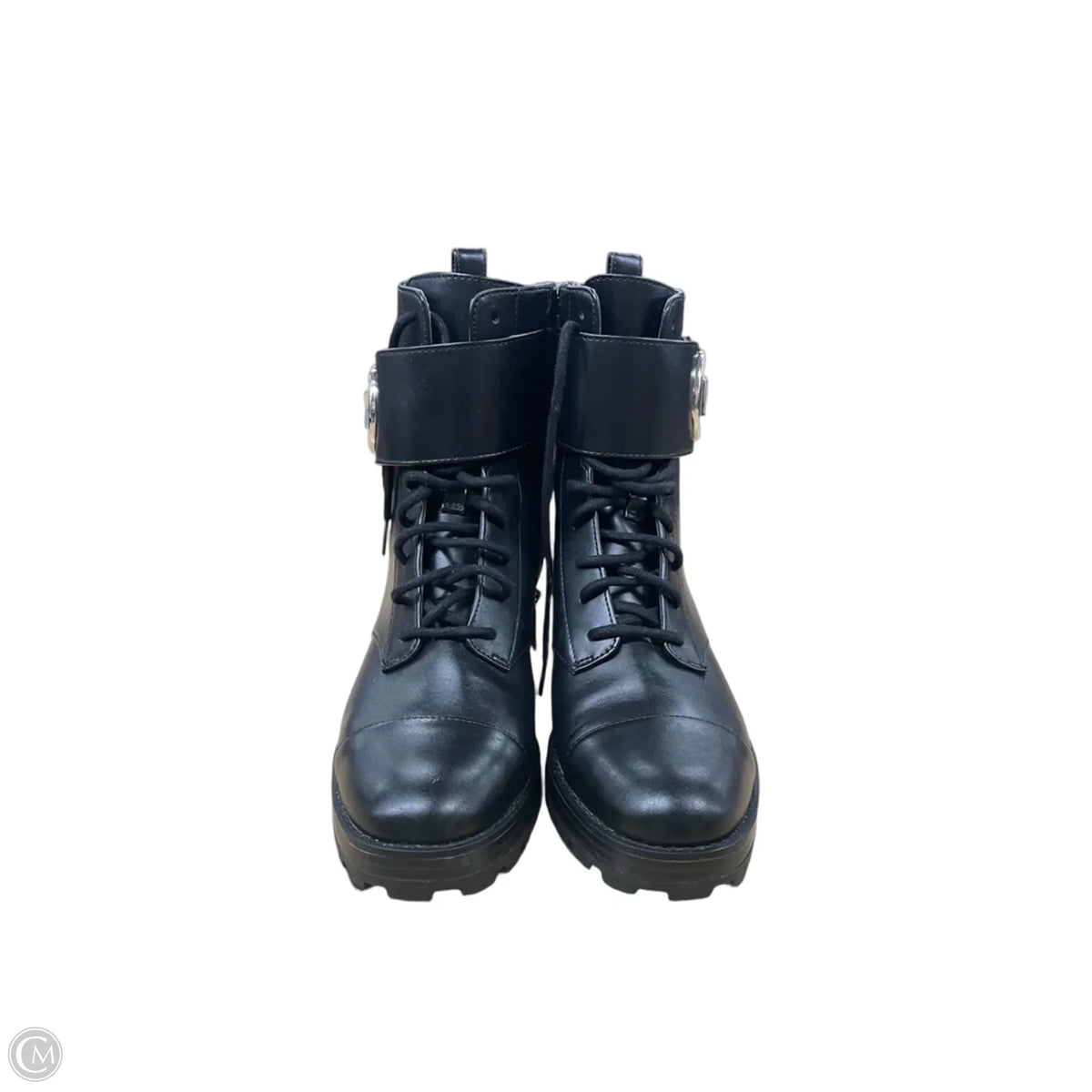 Boots Designer By Michael Kors In Black, Size: 8
