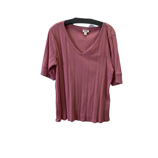 Mauve Top 3/4 Sleeve Basic By Ana, Size: 2x