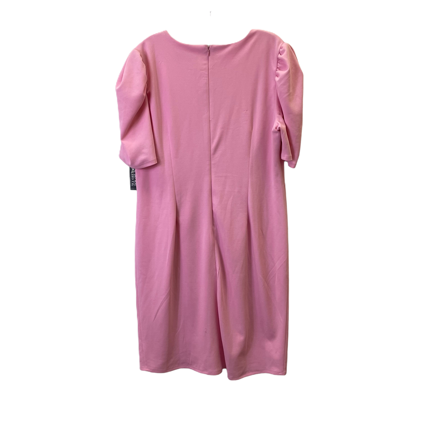 Pink Dress Casual Midi By New York And Co, Size: Xl